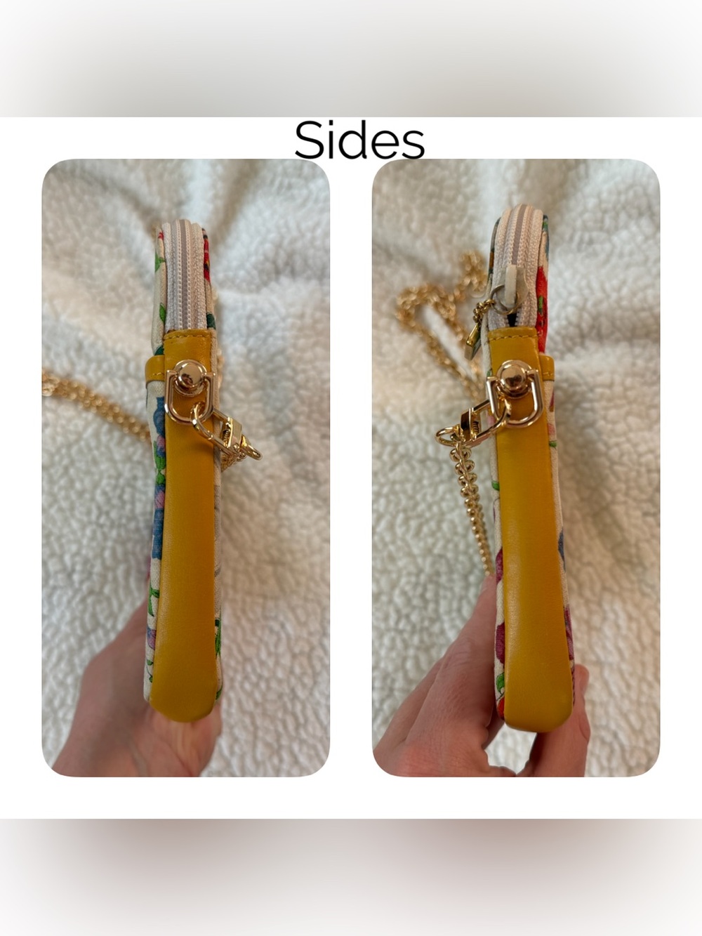 Authentic: Gucci Flora Clutch converted to bag - Picture 4 of 10